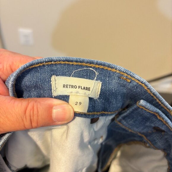 Madewell Retro Flare High Rise Jeans - Picture 5 of 12